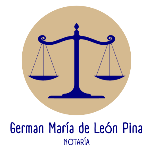 Logo Notaría D. Germán María de León Pina